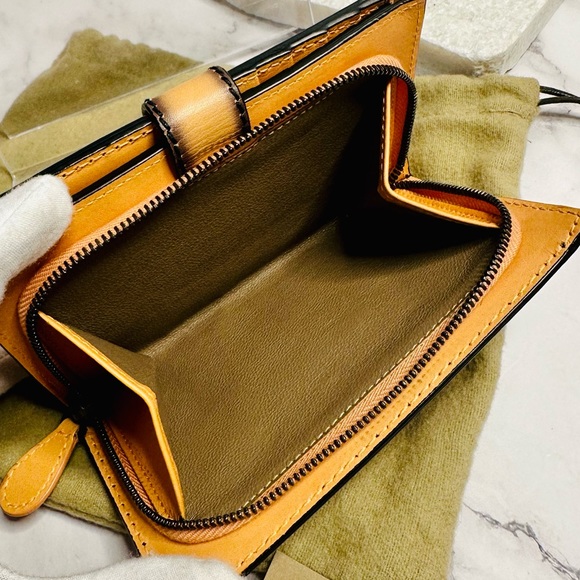 EUC Bottega Veneta Medium Nappa Intrecciato Woven Leather French Wallet - Picture 15 of 17